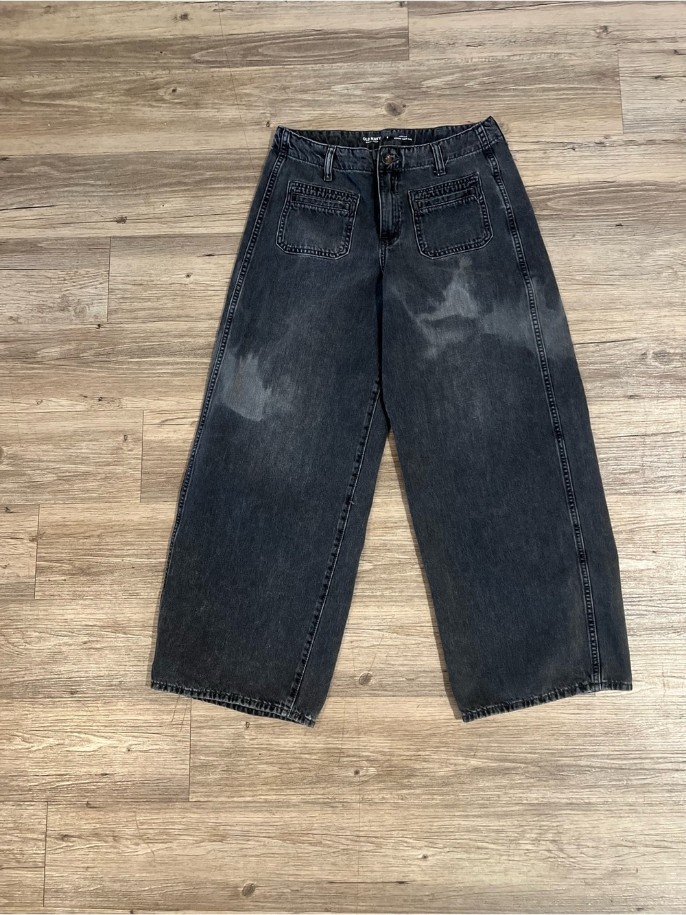 Old Navy High-Waisted Baggy Wide-Leg Trouser Jeans Women’s Size 6